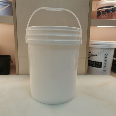 qualité  Seal Lid 20 Litre Round Plastic Bucket Screen Printing usine