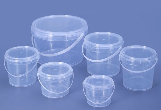 qualité  ISO9001 20l Transparent Plastic Bucket With Thermal Transfer Application usine