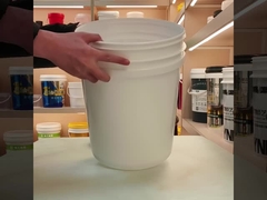 Seaux en plastique de 5 gallons