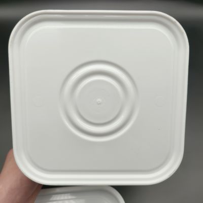 Résistance aux produits chimiques étanche à l'air, cuve carrée, seau en plastique avec couvercle pour les solutions de stockage