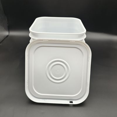 Résistance aux produits chimiques étanche à l'air, cuve carrée, seau en plastique avec couvercle pour les solutions de stockage