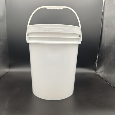 Bouteille en plastique ronde à logo personnalisé avec sérigraphie / transfert thermique / impression IML