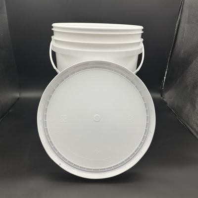 Agriculture Matériau PP Seau en plastique de 25 litres avec couvercle empilable