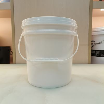 Blanc Noir 10L Bouteille ronde en plastique Matériau PP avec couvercle de joint