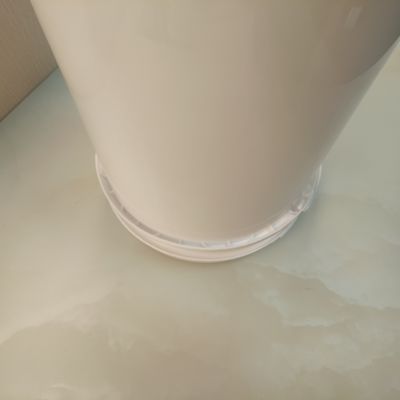 Produits alimentaires de qualité 5 litres de bouteilles blanches en plastique avec couvercle empilable recyclable