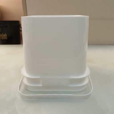 Résistance aux produits chimiques étanche à l'air, cuve carrée, seau en plastique avec couvercle pour les solutions de stockage