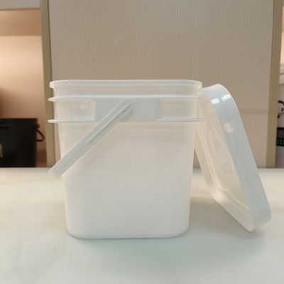 Bouteille en plastique carré en polypropylène PP de 10 litres avec couvercle non toxique