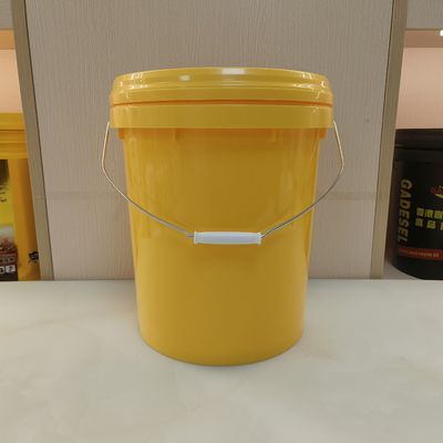 18L 4,8 Gallons 5 Gallons Peinture plastique Bucket jaune résistant à haute température