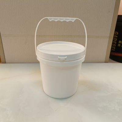 ISO9001 Seau de stockage d'outils de 5 gallons de seau blanc résistant aux UV