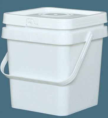 Bouteille en plastique de 10 litres carrés, recyclable, empilable, étanche