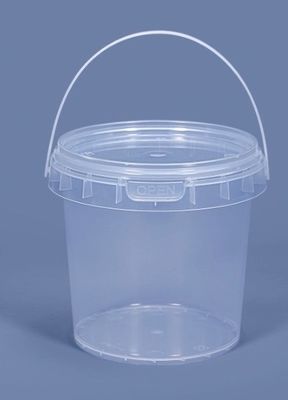 Boîtes de stockage de nourriture en plastique en PP empilables avec couvercle et poignée