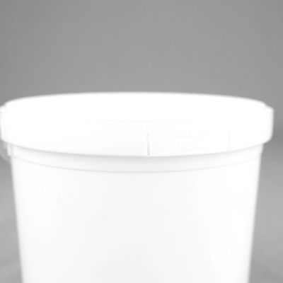 Seau de nourriture en plastique sans BPA avec vis sur le couvercle ISO9001
