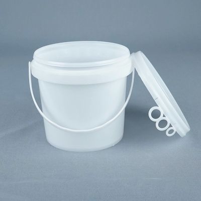 Seau de nourriture en plastique sans BPA avec vis sur le couvercle ISO9001