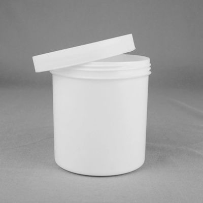 Cuisine 20 litres de seau de nourriture en plastique blanc avec couvercle empilable