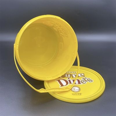 Stockage en toute sécurité à l'épreuve des fuites 1 ~ 25L Seau de nourriture blanche avec couvercle