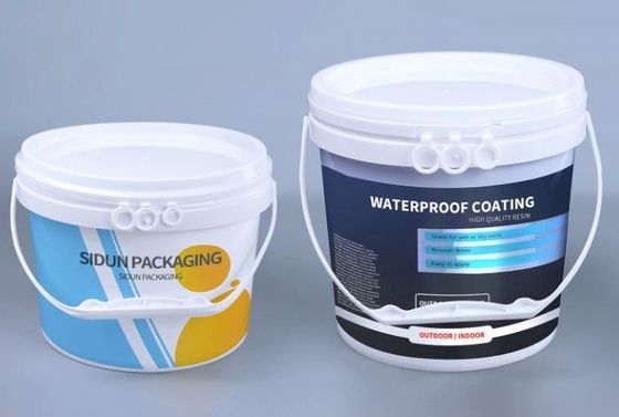 Seau de peinture en plastique recyclable de 20 litres pour les solutions d'emballage liquide