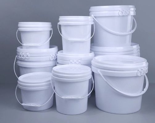 Résistant à la rouille Grand seau de peinture en plastique rond épaisseur 1,4 mm