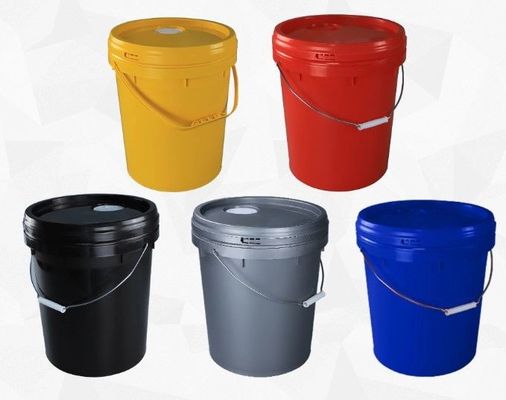 Produits alimentaires en polyéthylène 5 gallons bouteilles en plastique seau blanc OEM ODM