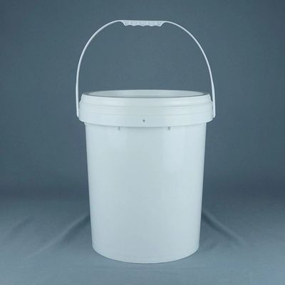 Produits alimentaires en polyéthylène 5 gallons bouteilles en plastique seau blanc OEM ODM