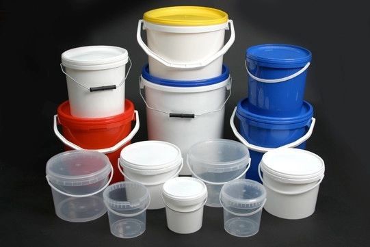 1L 2L 3L 4L 5L 10L Seau chimique avec couvercle Résistant à la corrosion Grand seau en plastique rond