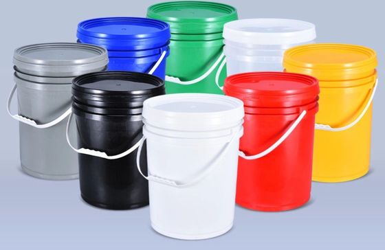 IML décoration bouteille chimique 5 gallons bouteille en plastique blanc mettre la corrosion