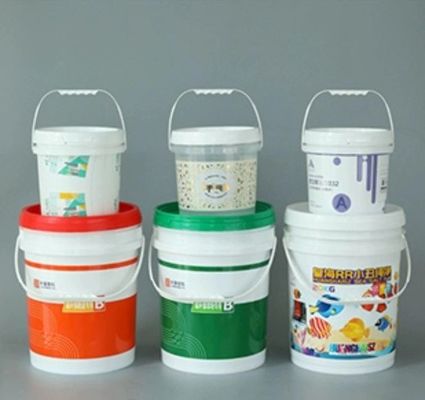 1 à 25 litres d'engrais en plastique rond avec couvercle