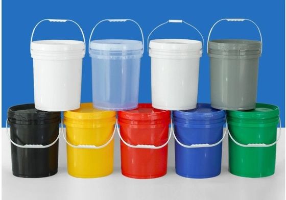 Logo personnalisé Bouteille en plastique ronde de 20 litres avec couvercle résistant à la corrosion