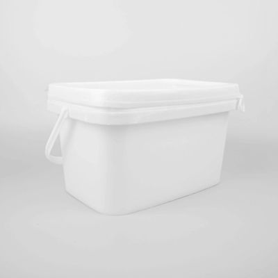 Grippe ergonomique 20 litres de seaux de rangement avec couvercle résistant à la rouille