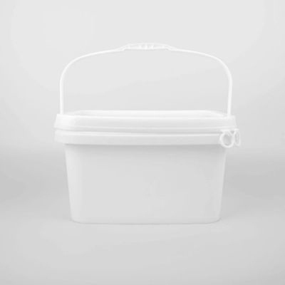 Grippe ergonomique 20 litres de seaux de rangement avec couvercle résistant à la rouille