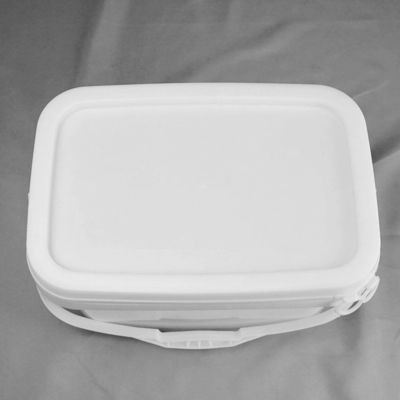 Seau de rangement d'outils carré 1-25L avec plateau amovible