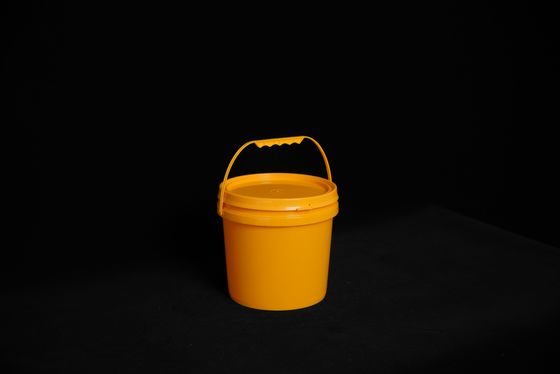 Bouteilles en plastique rondes de qualité alimentaire avec couvercle