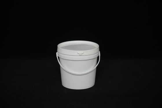 Seau de nourriture en plastique sans BPA avec logo et couvercle personnalisables
