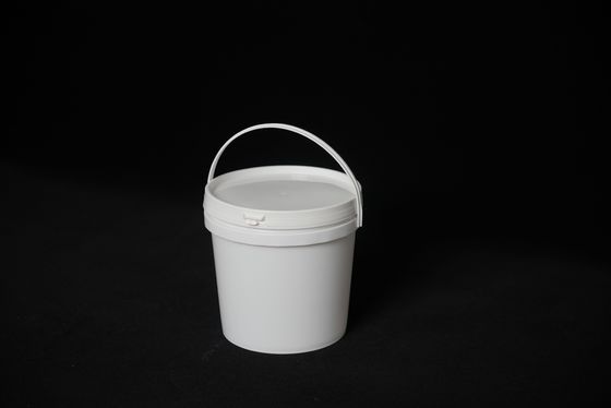 Seau de stockage en plastique rond avec couvercle imperméable