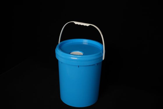 Bottes en plastique réutilisables sans BPA avec poignée pour le stockage des aliments ou de la peinture