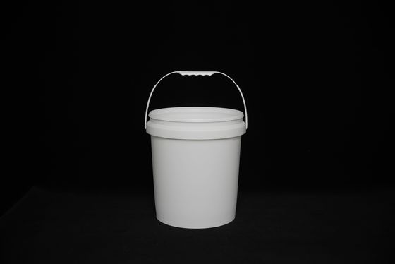 Seau de stockage en plastique sur mesure avec couvercle pour alimentation et usage industriel