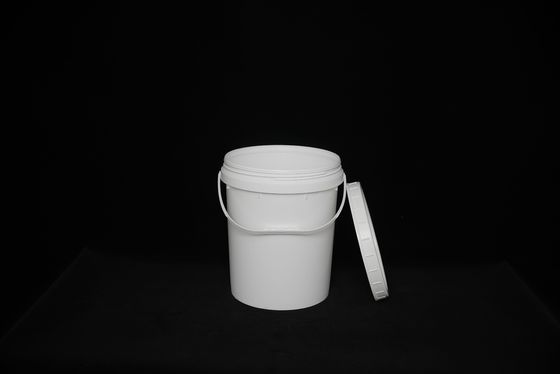 Seau en plastique rond avec couvercle de joint pour applications de stockage