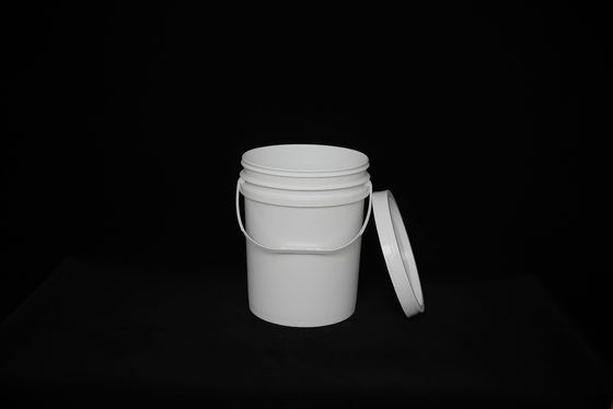 Seau en plastique de 20 litres avec couvercle pour stockage polyvalent