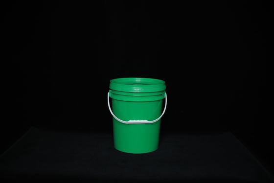 Seau en plastique rond avec couvercle de joint pour applications de stockage