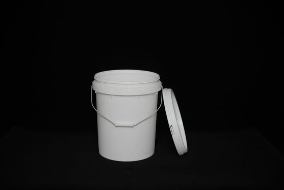 Logo personnalisé en blanc rond de qualité alimentaire de stockage alimentaire Bucket lave-vaisselle