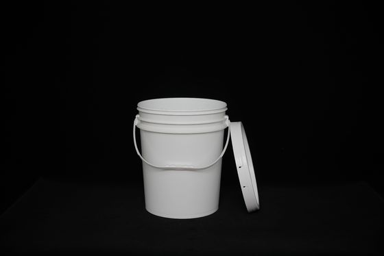 Logo personnalisé en blanc rond de qualité alimentaire de stockage alimentaire Bucket lave-vaisselle